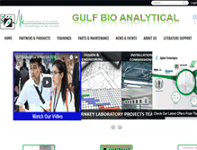 Tablet Screenshot of gulfbioanalytical.com